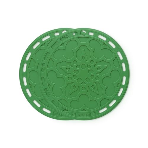 KIT 2 SUPORTE SILICONE FRENCH PARA PANELAS LE CREUSET 20CM
