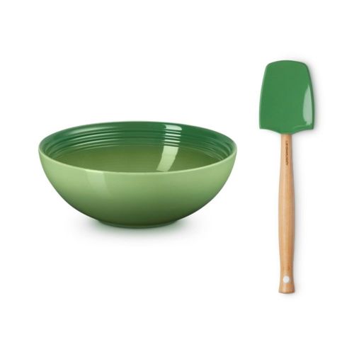KIT LE CREUSET BOWL DE SERVIR 24CM E ESPÁTULA MULTIUSO