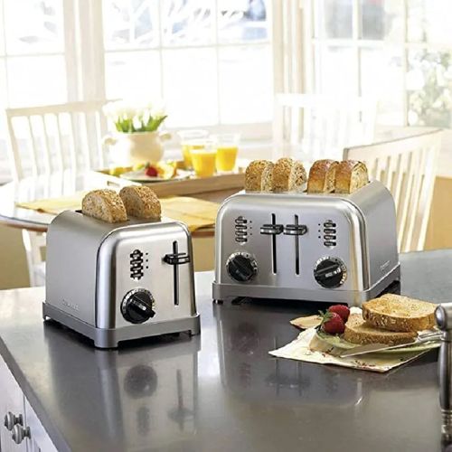 TORRADEIRA CUISINART P/ 2 FATIAS AÇO ESCOVADO 127V CPT-160BR 4081270028