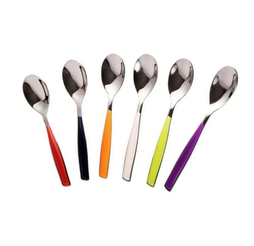 CONJUNTO BUGATTI 6 COLHERES MOKA CAFE GLAMOUR COLORIDO GLAA021F086