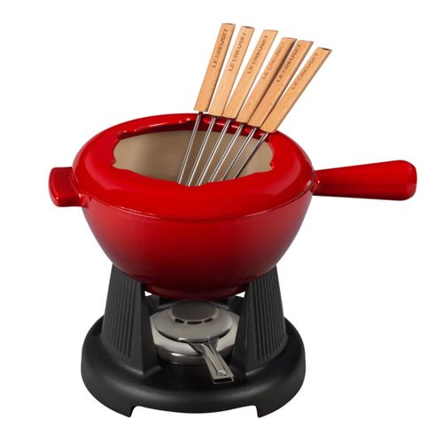 FONDUE LE CREUSET DE QUEIJO E CARNE