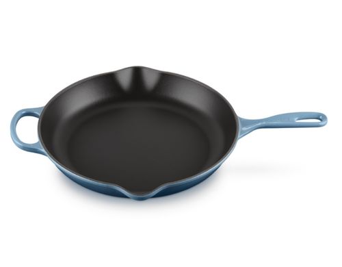 FRIGIDEIRA LE CREUSET SKILLET REDONDA SIGNATURE COM ALÇA 30CM AZUL CHAMBRAY 20182304340422