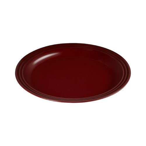 KIT LE CREUSET 2 PRATOS RASOS 22CM EM CERÂMICA VERMELHO RHONE