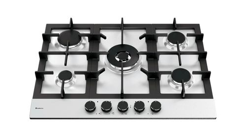 COOKTOP DEBACCO ZURIQUE ACO INOX 70CM GÁS 5 BOCAS BIVOLT 20.07.41207