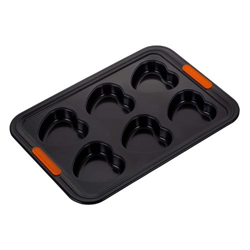 FORMA LE CREUSET PARA 6 MUFFINS FORMATO CORAÇÃO UNICO 94103039000000
