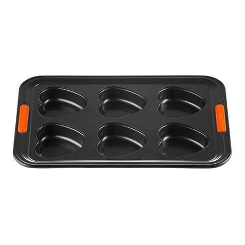 FORMA LE CREUSET PARA 6 MUFFINS FORMATO CORAÇÃO UNICO 94103039000000