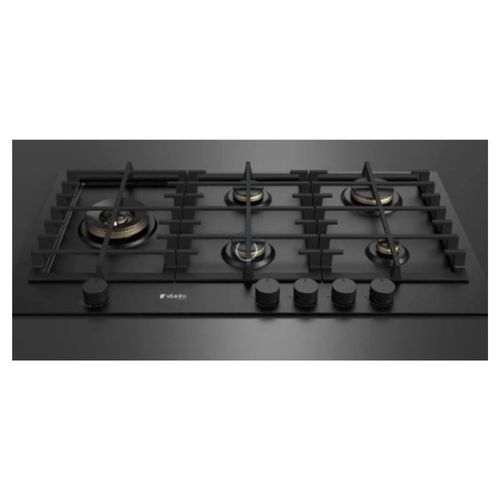 COOKTOP ELANTO NERO ARGENTO Á GÁS 5 QUEIMADORES BRONZE 90CM 220V LNTP95G5DBNAG2