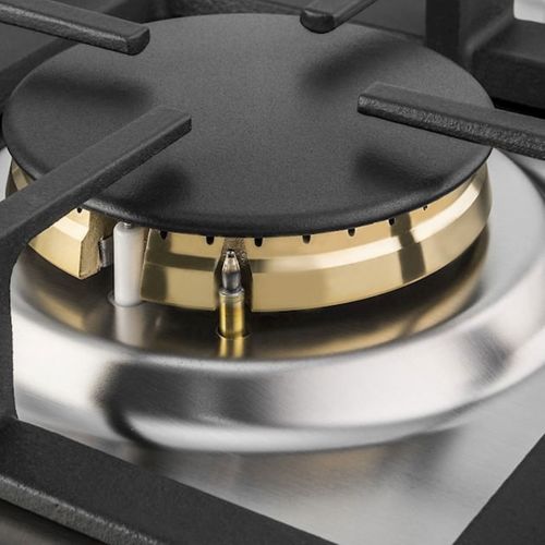COOKTOP PROFESSIONALE ELANTO INOX 60CM 4 BOCAS  GÁS LNTP64GDC5BX