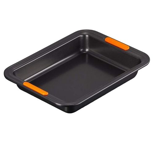 FORMA LE CREUSET RETANGULAR EM METAL BAKEWARE BLACK MATTE 28X21CM 94101600000000