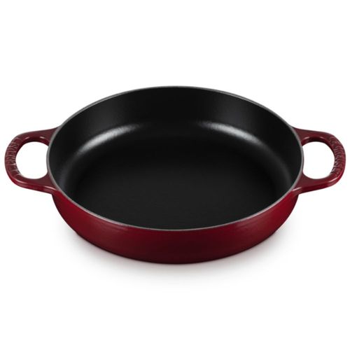 PANELA LE CREUSET REDONDA EVERYDAY SIGNATURE 28CM EM FERRO ESMALTADO VERMELHO RHONE 20331289490422