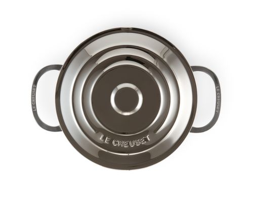 CAÇAROLA LE CREUSET FUNDA SIGNATURE 3-PLY EM AÇO INOXIDÁVEL 24CM 96600624000000