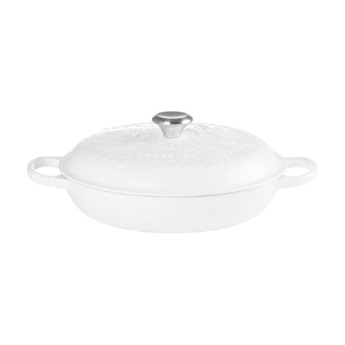 CAÇAROLA LE CREUSET BUFFET OLIVE BRANCH EM FERRO FUNDIDO 30CM