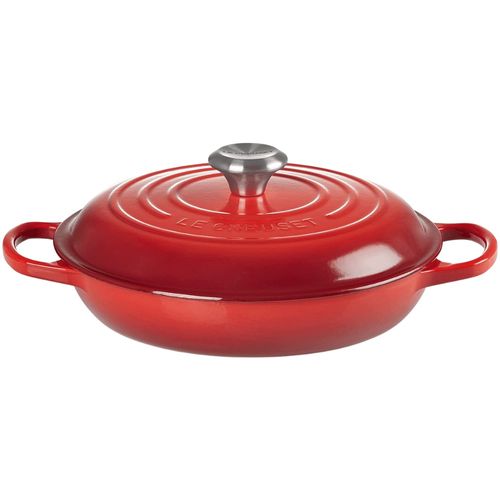 CAÇAROLA LE CREUSET BUFFET SIGNATURE EM FERRO FUNDIDO 26CM