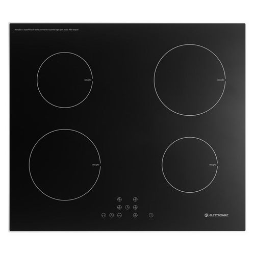 COOKTOP ELETTROMEC INDUÇÃO ELET. 4B 60 CM 220V CKI-4Q-60-CI-2XBB