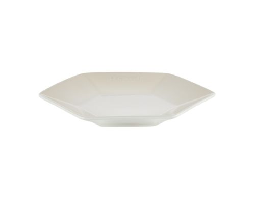 PRATO LE CREUSET HEXAGON RASO EM CERÂMICA 16CM MERINGUE 60229167160014