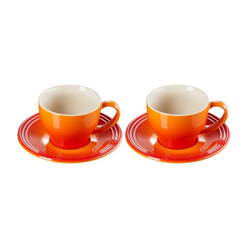 CONJUNTO LE CREUSET 2 XÍCARAS 200ML ESPRESSO C/ PIRES