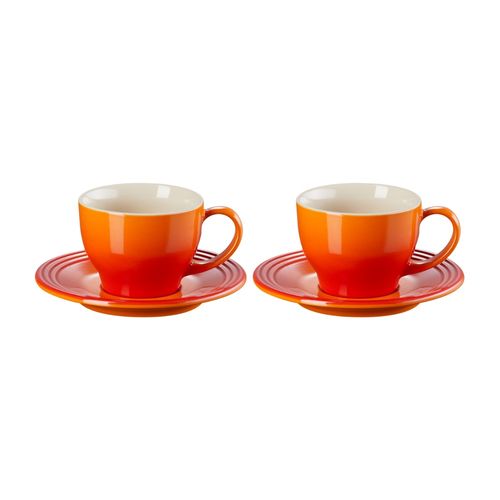 CONJUNTO LE CREUSET 2 XÍCARAS 200ML ESPRESSO C/ PIRES