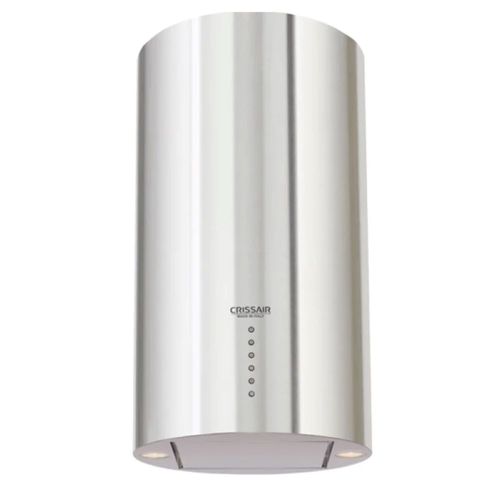 COIFA CRISSAIR DE ILHA ISOLA CILINDRO EM AÇO INOX 125X40CM 220V G5INOX