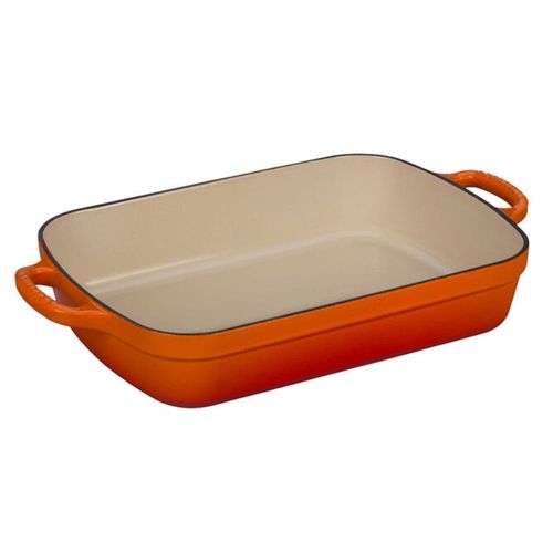 ASSADEIRA LE CREUSET RETANGULAR SIGNATURE 33CM LARANJA 20184330902422