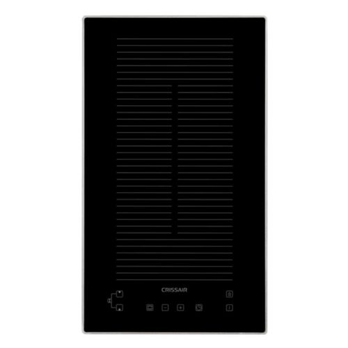 COOKTOP CRISSAIR DE INDUÇÃO TOUCH 2 ZONAS DE COCÇÃO VIDROCERÂMICO PRETO 220V 30X52CM CCI30