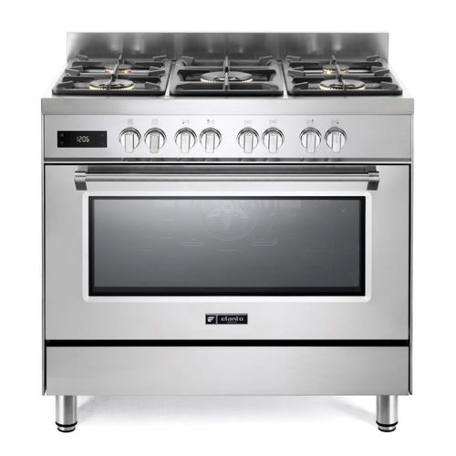FOGÃO ELANTO PROFESSIONALE 5 QUEIMADORES COM FORNO ELÉTRICO 140L 90CM 220V LNTC95MPROX2B
