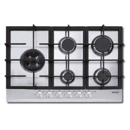 COOKTOP GLEM MATRIX SEMIPROFISSIONAL A GÁS 5 BOCAS LATERAL INOX 75 CM  GLMGT851HIX