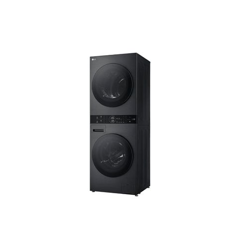 LAVA E SECA LG SMART TORRE WASHTOWER AÇO ESCOVADO PRETO IA 14KG 220V WK14BS6A