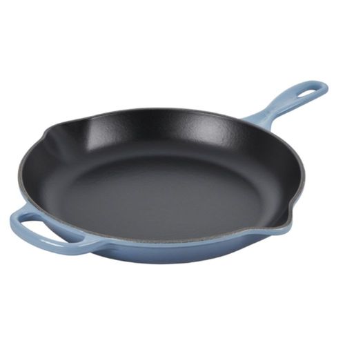 FRIGIDEIRA LE CREUSET SKILLET REDONDA SIGNATURE COM ALÇA 30CM AZUL CHAMBRAY 20182304340422