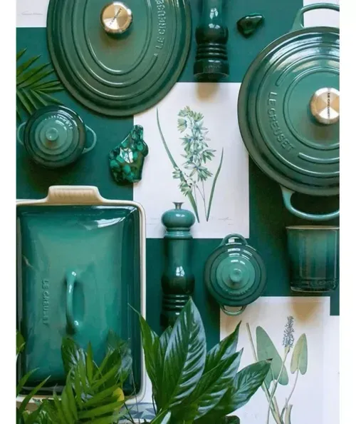 MANTEIGUEIRA ESTILO EUROPEU 17,5CM LE CREUSET EM CERÂMICA