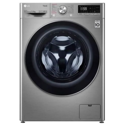 LAVA E SECA LG SMART VC4 13KG EM AÇO ESCOVADO COM IA AIDD 127V CV5013EC4