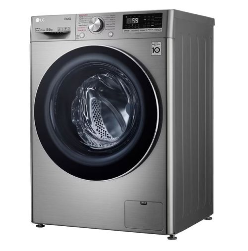 LAVA E SECA LG SMART VC4 13KG EM AÇO ESCOVADO COM IA AIDD 127V CV5013EC4