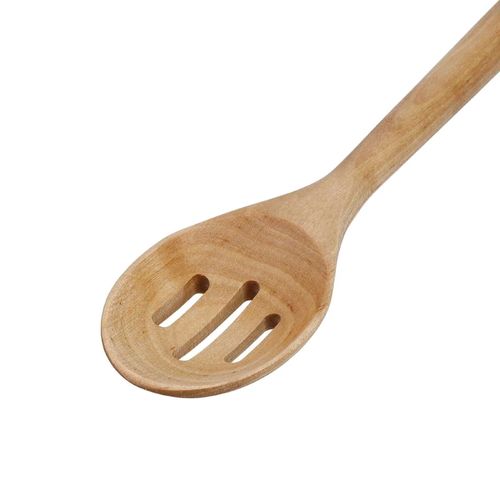 COLHER KITCHENAID PERFURADA EM MADEIRA DE BETULA 34CM KQR704OHE