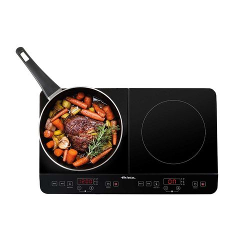 COOKTOP ARIETE DE INDUÇÃO PORTÁTIL COM 2 BOCAS TOUCH PRETO 1800W 127V 00C199809ARBR