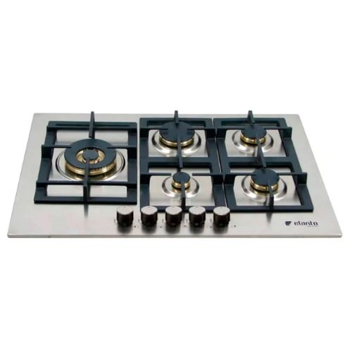COOKTOP ELANTO A GÁS PROFESSIONALE 5 QUEIMADORES 75CM 220V LNTP75GD4BX