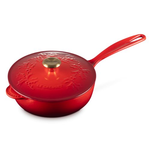 PANELA LE CREUSET SAUTESE HOLLY EM FERRO FUNDIDO 21CM