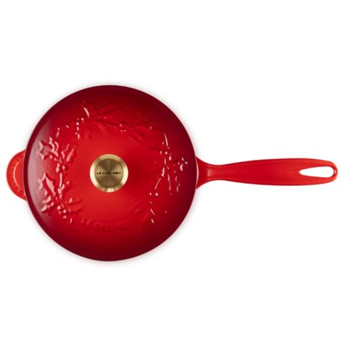 PANELA LE CREUSET SAUTESE HOLLY EM FERRO FUNDIDO 21CM