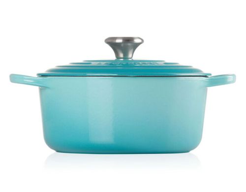 PANELA REDONDA LE CREUSET 24CM SIGNATURE FERRO ESMALTADO