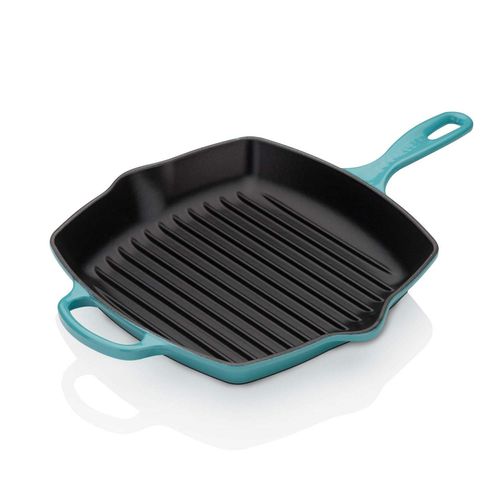 GRELHA QUADRADA LE CREUSET 26CM SIGNATURE EM FERRO FUNDIDO