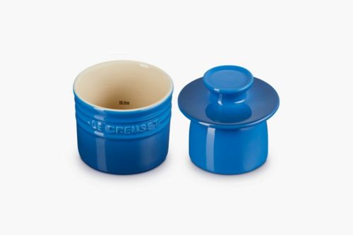 KIT LE CREUSET COLORIDO POTE MOSTARDA, GELÉIA, MEL MERINGUE, MANTEIGA