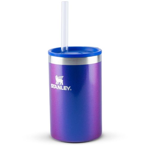 CAN COOLER STANLEY COM CANUDO EM AÇO INOXIDÁVEL 296ML