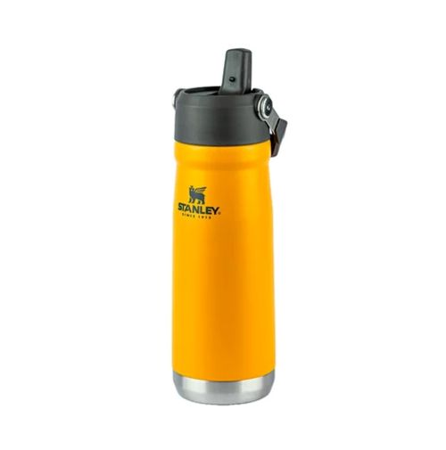 GARRAFA STANLEY TÉRMICA FLIP STRAW EM AÇO INOXIDÁVEL 651ML