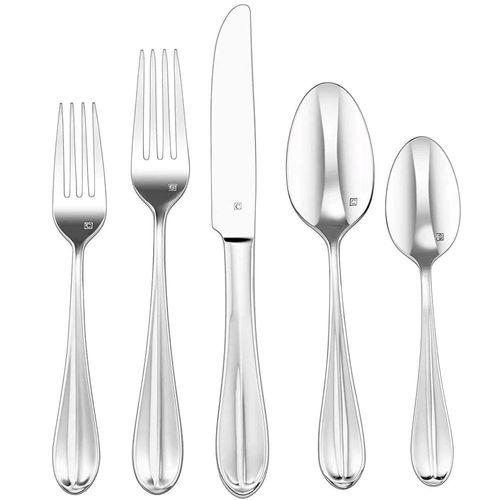 CONJUNTO CUISINART DE 20 TALHERES VERONA EM AÇO INOXIDÁVEL CFE-20PVR