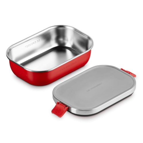 LANCHEIRA LE CREUSET HERMÉTICA ON THE GO EM AÇO INOXIDÁVEL