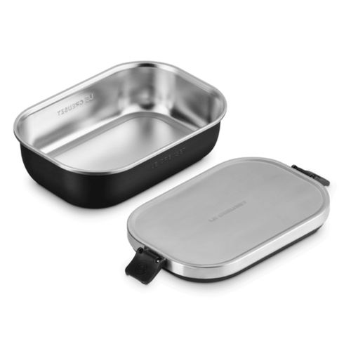 LANCHEIRA LE CREUSET HERMÉTICA ON THE GO EM AÇO INOXIDÁVEL