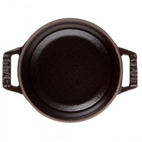 CACAROLA STAUB REDONDA EM FERRO FUNDIDO PRETO 18CM 405094850