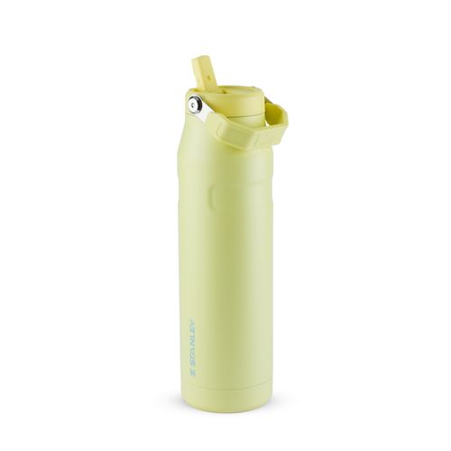 GARRAFA STANLEY TÉRMICA AEROLIGHT ICEFLOW FLIP STRAW 1,1L AMARELO POMELO 08640-00