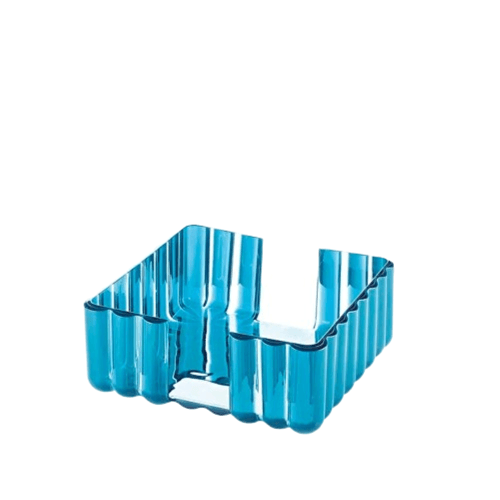 PORTA GUARDANAPO GUZZINI EM BIO PLÁSTICO DOLCEVITA AZUL TURQUESA 29330148