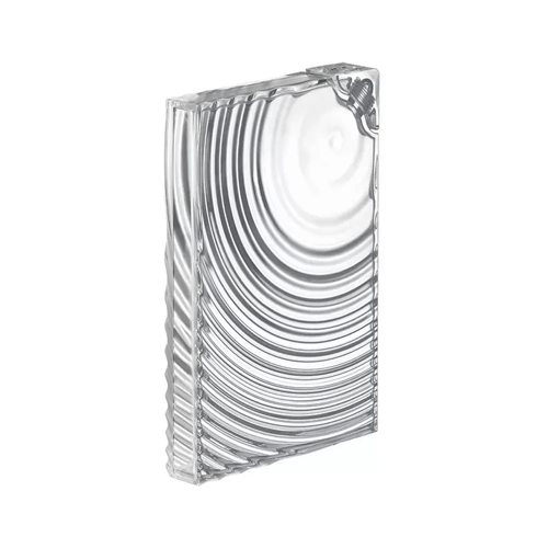 GARRAFA DE ÁGUA GUZZINI PLANA RIPPLES 500ML TRANSPARENTE 29340000