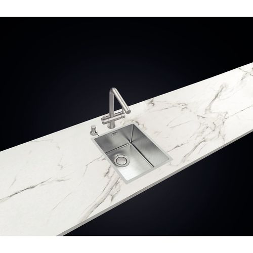 CUBA TRAMONTINA DESIGN COLLECTION QUADRUM 34CM EM AÇO INOX COM ACABAMENTO ACETINADO 94004/103
