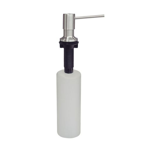 DOSADOR TRAMONTINA DE SABÃO EM AÇO INOX COM RECIPIENTE EM PLÁSTICO 500ML 94517004